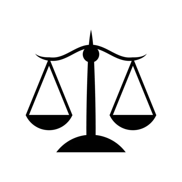 Scales Justice Icon — Stock Vector
