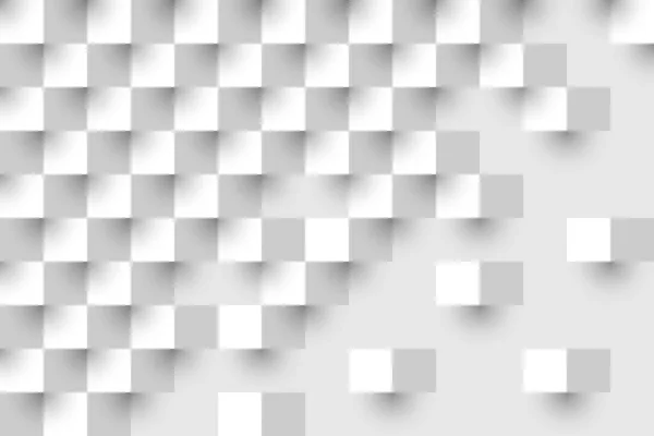 Wit Abstract Geometrisch Patroon — Stockvector