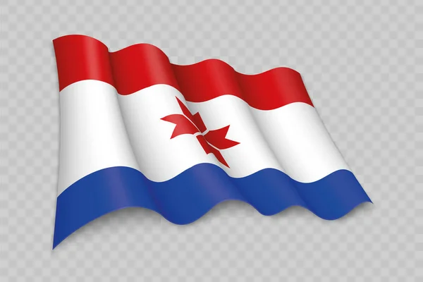 ธงของมอร โดเว ยเป ภาคของร สเซ ยบนพ นหล โปร งใส — ภาพเวกเตอร์สต็อก