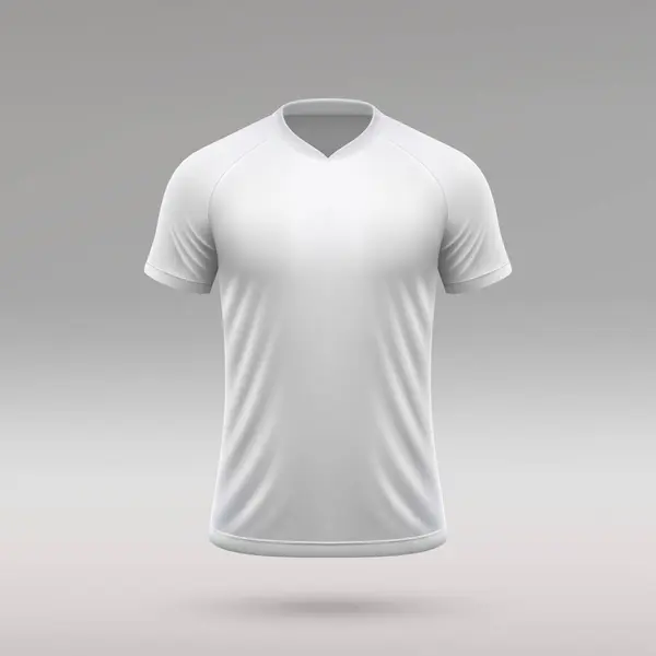 Boş Futbol Gömlek Futbol Kiti Için Mayo Şablonu Vektör Çizimi — Stok Vektör