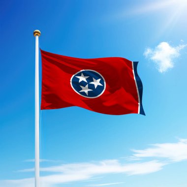 Tennessee dalgalanan bayrağı, Amerika Birleşik Devletleri 'nin bayrak direğinde yer alan bir eyalettir..