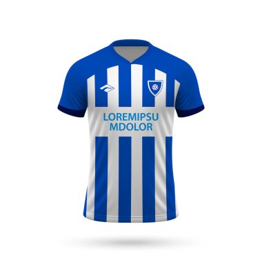 Brighton tarzında 3D gerçekçi futbol forması, futbol takımı 2023 için gömlek şablonu