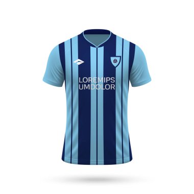 Adana Demirspor tarzında 3D gerçekçi futbol forması, 2023 futbol takımı için gömlek şablonu
