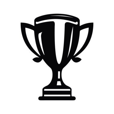 Ödül Simgesi Vektör İllüstrasyonu, Şampiyon Kupası Logo Şablonu 