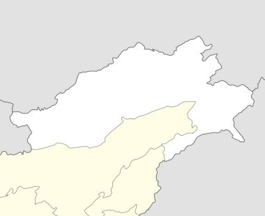 Location map of Arunachal Pradesh is a state of India with neighbour state and country clipart