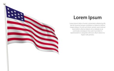 BaumanYorktown tarihi bayrak sallıyor, Amerika 'nın bağımsızlığını simgeliyor..