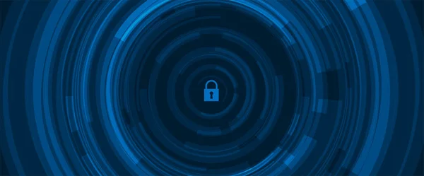 Cyberbezpieczeństwo Informacje Lub Ochrona Sieci Przyszłe Usługi Internetowe Zakresie Cybertechnologii — Wektor stockowy