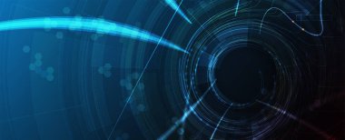 Neural ağ kavramı. Hücreleri bağlantıları ile bağlı. Yüksek teknoloji işlemi. Fütüristik arka plan