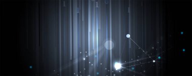 Neural ağ kavramı. Hücreleri bağlantıları ile bağlı. Yüksek teknoloji işlemi. Fütüristik arka plan