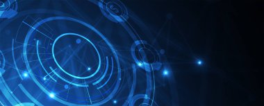 modern bulut teknolojisi. Entegre dijital web konsepti arka planı