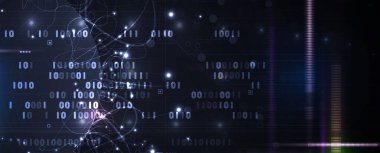 Neural ağ kavramı. Hücreleri bağlantıları ile bağlı. Yüksek teknoloji işlemi. Fütüristik arka plan