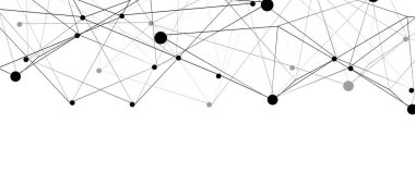 Neural ağ kavramı. Hücreleri bağlantıları ile bağlı. Yüksek teknoloji işlemi. Fütüristik arka plan