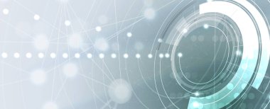 Neural ağ kavramı. Hücreleri bağlantıları ile bağlı. Yüksek teknoloji işlemi. Fütüristik arka plan