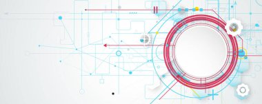 soyut yapı devre bilgisayar teknolojisi iş arka plan