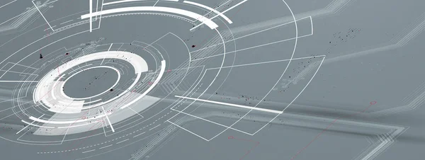 Abstrait Futuriste Fondu Informatique Technologie Fond Entreprise — Image vectorielle