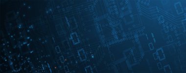 Soyut parmak izi teknolojisi iş arka plan. Devre güvenlik stili. Dijital tanımlama