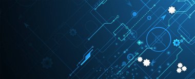 Soyut altıgen arkaplan. Teknoloji çocuk felci tasarımı. Dijital gelecekçi minimalizm. Vektör