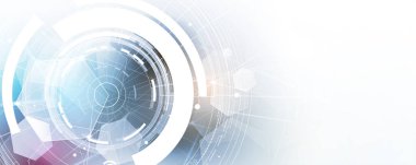 Basit çokgen elementlere sahip geometrik altıgen soyut arkaplan. Tıbbi, iş, teknoloji veya bilim tasarımı.