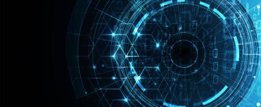 Basit çokgen elementlere sahip geometrik altıgen soyut arkaplan. Tıbbi, iş, teknoloji veya bilim tasarımı.