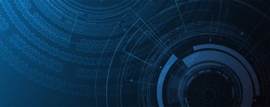 İnternet işi için teknoloji soyut fütüristik bilim geçmişi. Büyük veri kavramı.