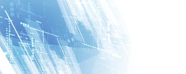 İnternet işi için teknoloji soyut fütüristik bilim geçmişi. Büyük veri kavramı.