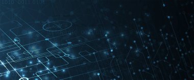 İnternet işi için teknoloji soyut fütüristik bilim geçmişi. Büyük veri kavramı.