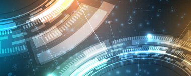İnternet işi için teknoloji soyut fütüristik bilim geçmişi. Büyük veri kavramı.