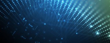 İnternet işi için teknoloji soyut fütüristik bilim geçmişi. Büyük veri kavramı.