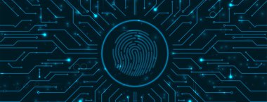 Siber güvenlik ve bilgi ya da ağ koruması. İş ve internet projesi için gelecekteki siber teknoloji web hizmetleri