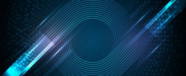 İnternet işi için teknoloji soyut fütüristik bilim geçmişi. Büyük veri kavramı.