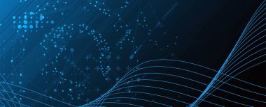 İnternet işi için teknoloji soyut fütüristik bilim geçmişi. Büyük veri kavramı.