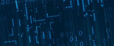 İnternet işi için teknoloji soyut fütüristik bilim geçmişi. Büyük veri kavramı.