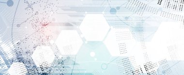 Teknoloji Ağı Vektör Arkaplanı bilim ve teknoloji sunum geçmişi. Büyük veri bağlantı yazılımı geliştirme duvar kağıdı. El yapımı vektör