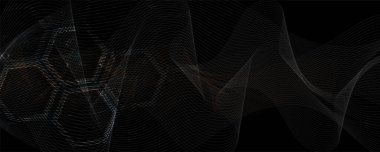 Kuantum işleme. Derin öğrenme yapay zekası. İşletme veya bilim sunumu için gelecekteki yeni teknoloji. Vektör arkaplanı, El yapımı Vektör