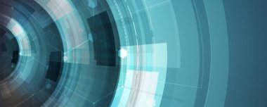 İnternet işi için teknoloji soyut fütüristik bilim geçmişi. Büyük veri konsepti. El yapımı Vektör