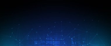 Neural ağ kavramı. Hücreleri bağlantıları ile bağlı. Yüksek teknoloji işlemi. Fütüristik arka plan