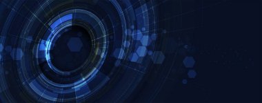 Teknoloji Ağı Vektör Arkaplanı bilim ve teknoloji sunum geçmişi. Büyük veri bağlantı yazılımı geliştirme duvar kağıdı. El yapımı sanat.