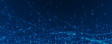 Teknoloji yenilik geçmişi, küresel iş çözümleri fikri. Vektör Sanatı