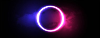 Modern bulut teknolojisi. Bütünleşik dijital web kavramı arka planı. Vektör Sanatı.