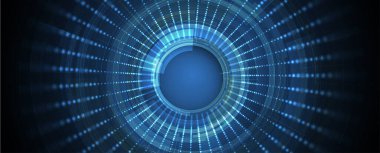 Teknoloji Ağı Vektör Arkaplanı bilim ve teknoloji sunum geçmişi. Büyük veri bağlantı yazılımı geliştirme duvar kağıdı. Vektör Sanatı.