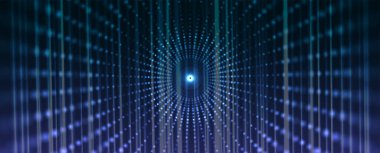 Soyut vektör arkaplanı. Gelecekçi teknoloji tarzı. Teknoloji sunumları için mükemmel bir geçmiş. vektör sanatı.