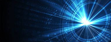 Soyut Yapay Zeka. Bulut hesaplama. Makine öğrenimi. Teknoloji web geçmişi. Sanal konsept geleceksel arka plan. Vektör Sanatı.