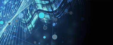 soyut fütüristik soluk bilgisayar teknolojisi iş geçmişi