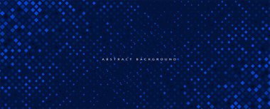 Soyut Teknoloji Dijital Parçacık Çemberleri. Gelecekçi arka plan. Büyük Veri Görselleştirme. Siber Kavram. Vektör Sanatı.