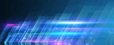 Soyut bilgisayar teknolojisi geçmişi. ağ görsel bağlantısı