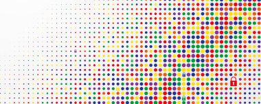 İnternet işi için teknoloji soyut fütüristik bilim geçmişi. Büyük veri kavramı.