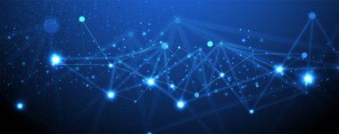 İnternet işi için teknoloji soyut fütüristik bilim geçmişi. Büyük veri kavramı.