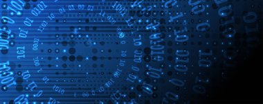 İnternet işi için teknoloji soyut fütüristik bilim geçmişi. Büyük veri kavramı.