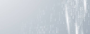 Soyut Yapay Zeka. Bulut hesaplama. Makine öğrenimi. Teknoloji web geçmişi. Sanal konsept geleceksel arkaplan