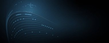 Soyut vektör arkaplanı. Gelecekçi teknoloji tarzı. İş teknolojisi sunumları için zarif bir geçmiş.